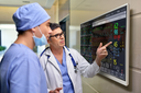 Mindray BeneVision CMS mostrando pacientes en tiempo real