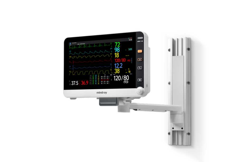 Base de pared opcional para monitor de paciente Mindray uMEC 100